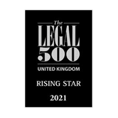 Rising Star Legal 500 UK 2021