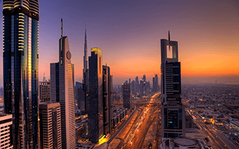 Dubai sunset 