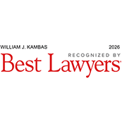 2026 Best Lawyers recognition badge for William Kambas