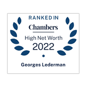 Georges Lederman ranked in Chambers HNW 2022