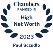 Paul Sczudlo ranked in Chambers HNW guide 2023
