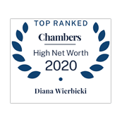 Diana Wierbicki top ranked in Chambers HNW 2020