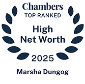 2025 Chambers High Net Worth Guide recognition badge for Marsha Laine Dungog