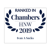 Ivan Sacks ranked in Chambers HNW 2019