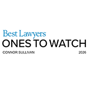 2026 Best Lawyers recognition badge for Connor Sullivan