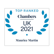Maurice Martin top ranked in Chambers UK 2021