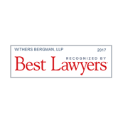2017 Recognized by Best Lawyers for Withers Bergman LLP