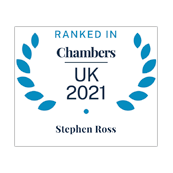 Stephen Ross ranked in Chambers UK 2021