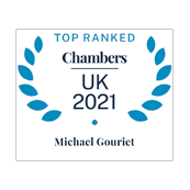 Michael Gouriet top ranked in Chambers UK 2021