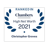 Christopher Groves ranked in Chambers HNW 2021