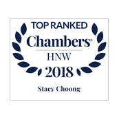 Stacy Choong top ranked in Chambers HNW 2018