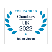 Julian Lipson top ranked in Chambers 2022