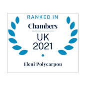 Eleni Polycarpou ranked in Chambers UK 2021