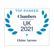 Elaine Aarons top ranked in Chambers UK 2021