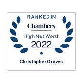 Christopher Groves ranked in Chambers HNW 2022