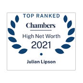 Julian Lipson ranked in Chambers HNW 2021