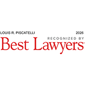 2026 Best Lawyers recognition badge for Lou Piscatelli