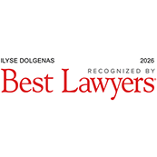 2026 Best Lawyers recognition badge for Ilyse Dolgenas