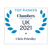 Chris Priestley top ranked in Chambers UK 2021