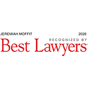 2026 Best Lawyers recognition badge for Jeremiah Moffit