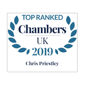 Chris Priestley top ranked in Chambers UK 2019