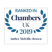 Amber Melville-Brown ranked in Chambers UK 2019