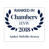 Amber Melville-Brown ranked in Chambers HNW 2018