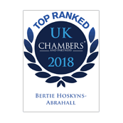 Bertie Hoskyns-Abrahall top ranked in Chambers UK 2018