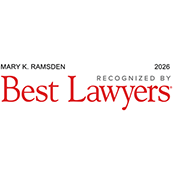 2026 Best Lawyers recognition badge for Mary Ramsden
