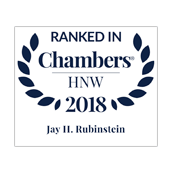 Jay Rubinstein ranked in Chambers HNW 2018