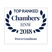Dawn Goodman top ranked in Chambers HNW 2018