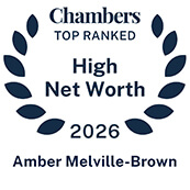 Recognition badge with navy text on white background