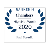 Paul Sczudlo ranked in Chambers HNW 2020