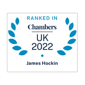 James Hockin ranked in Chambers UK 2022