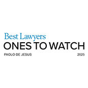 2025 Best Lawyers Ones to Watch award badge for Paolo DeJesus