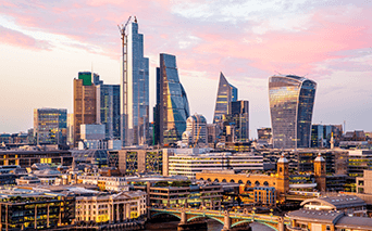 London financial district