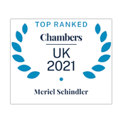 Meriel Schindler top ranked in Chambers UK 2021