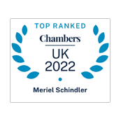 Meriel Schindler top ranked in Chambers UK 2022