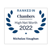 Nicholas Vaughan ranked in Chambers HNW 2022