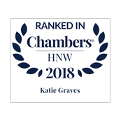 Katie Graves ranked in Chambers HNW 2018