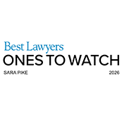 2026 Best Lawyers recognition badge for Sara Pike
