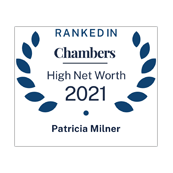 Patricia Milner ranked in Chambers HNW 2021