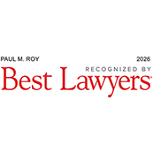 2026 Best Lawyers recognition badge for Paul Roy