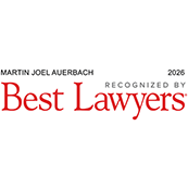 2026 Best Lawyers recognition badge for Martin Auerbach