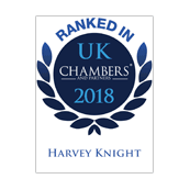 Harvey Knight ranked in Chambers UK 2018