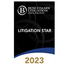 2023 Benchmark Litigation Asia Pacific Litigation Star