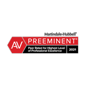Martindale-Hubbell US AV Rating 2021