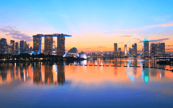 Picture of Singapore skyline