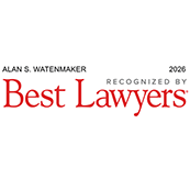 2026 Best Lawyers recognition badge for Alan Watenmaker